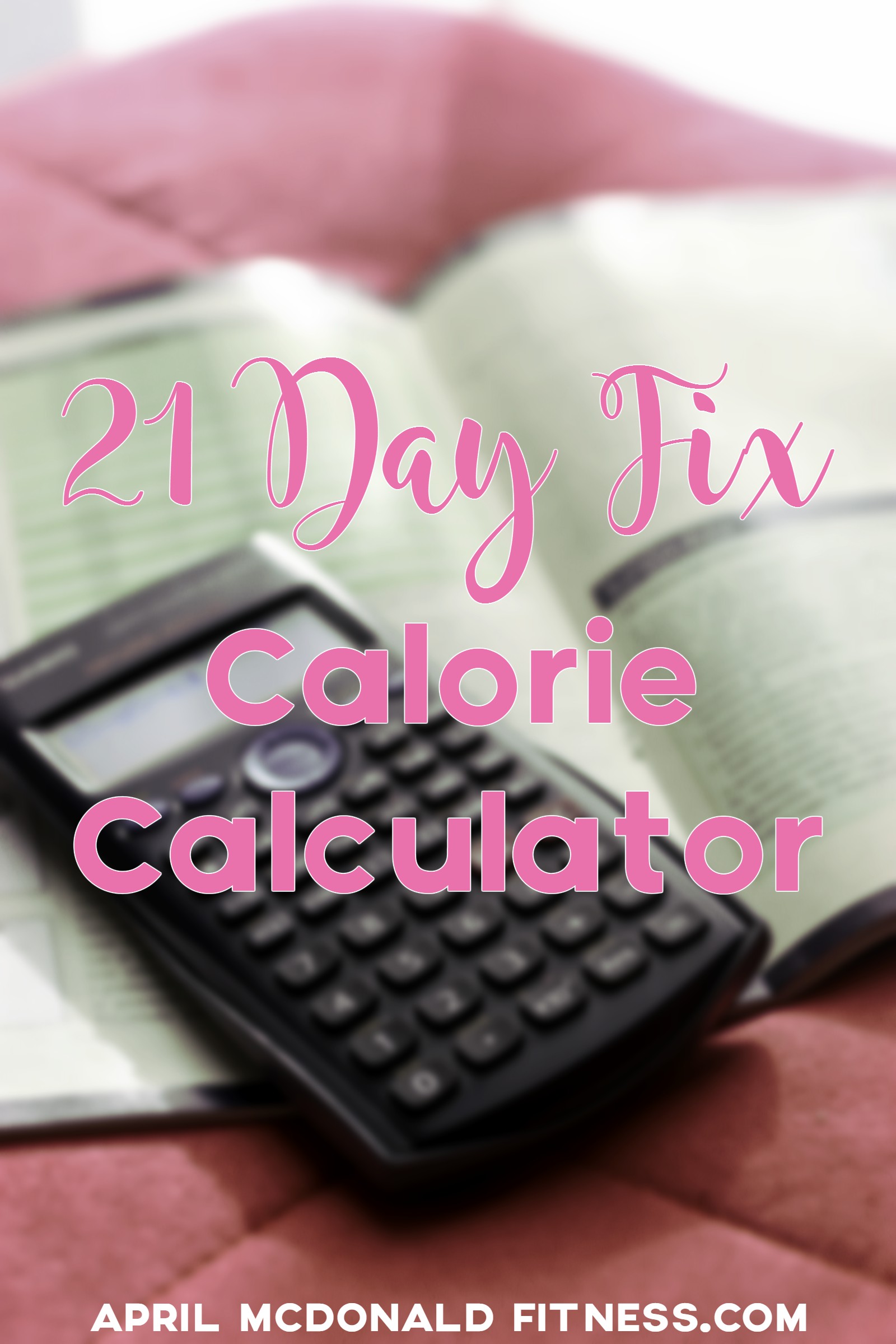 21 day fix calorie chart